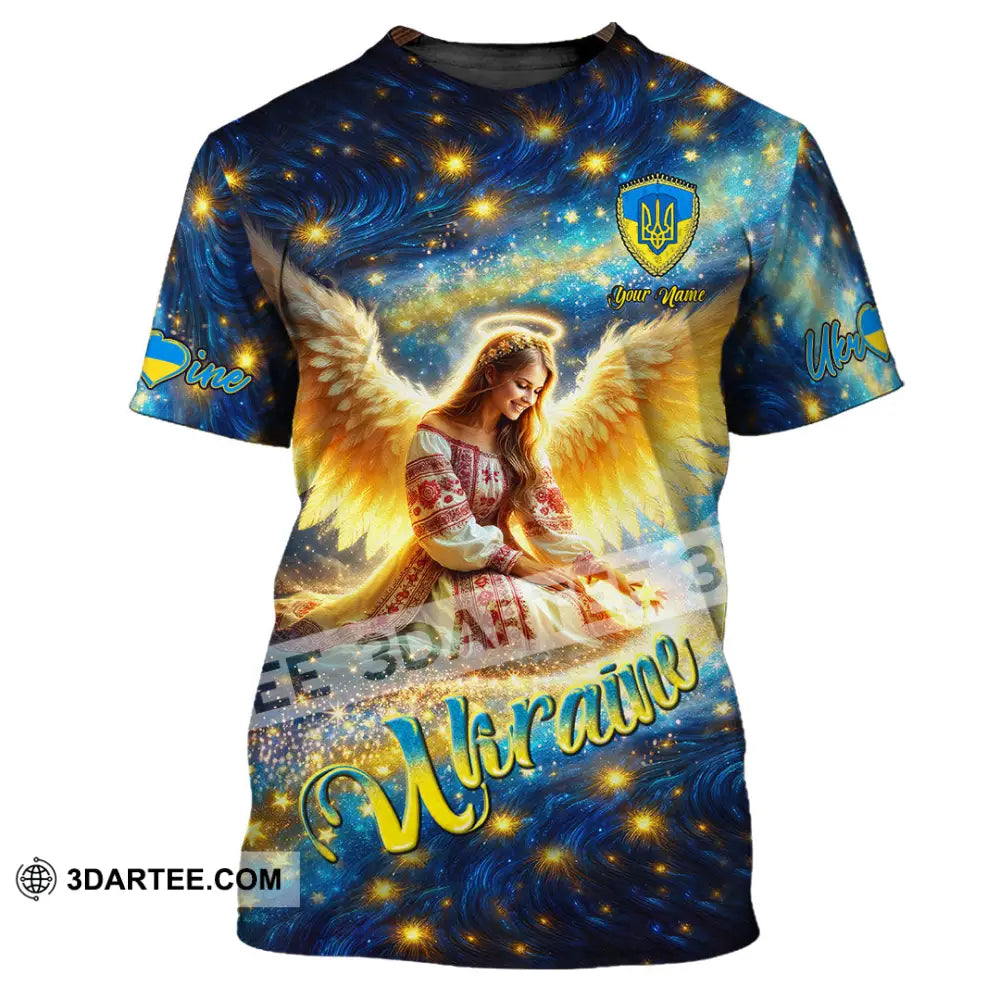 Unisex Shirt - Custom Text Shirt Ukraine Shirt T-Shirt / S T-shirt