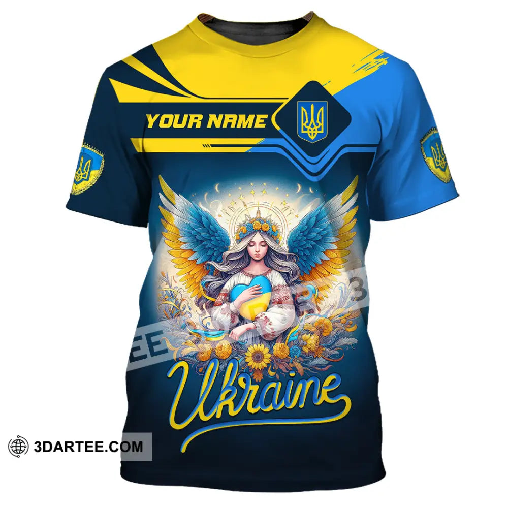 Unisex Shirt - Custom Text Shirt Ukraine Shirt T-Shirt / S T-shirt