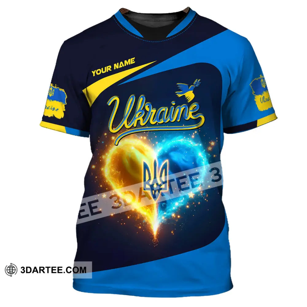 Unisex Shirt - Custom Text Shirt Ukraine Shirt T-Shirt / S T-shirt