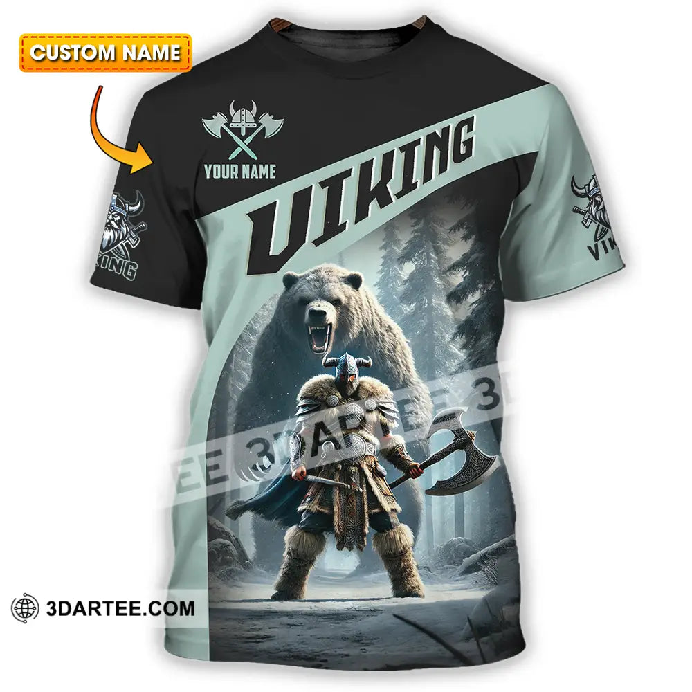 Unisex Shirt - Custom Text Viking T-Shirt