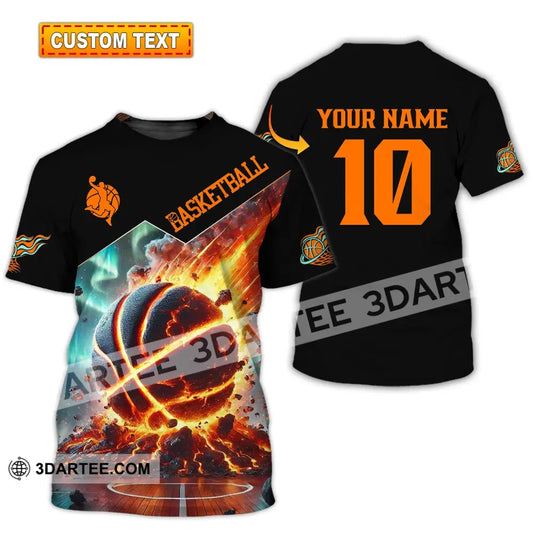 Unisex Shirt - Custom Texts Basketball T-Shirt