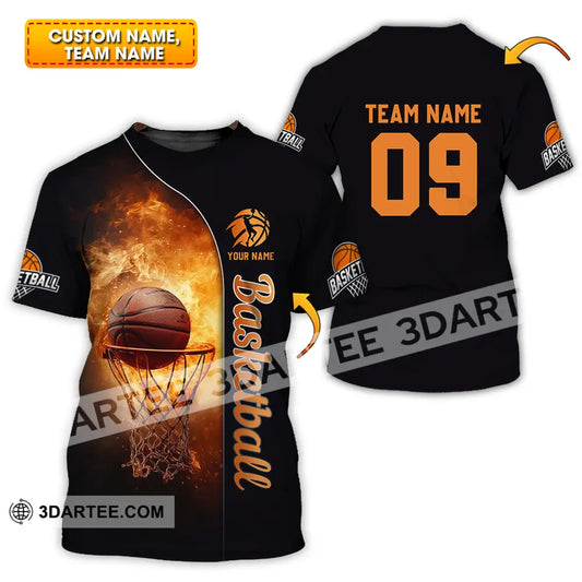 Unisex Shirt - Custom Texts Basketball T-Shirt