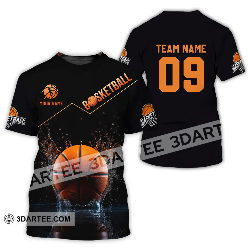 Unisex Shirt - Custom Texts Basketball T-Shirt / S T-Shirt