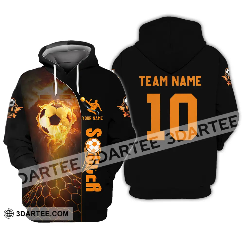 Unisex Shirt - Custom Texts Soccer Hoodie / S T-Shirt