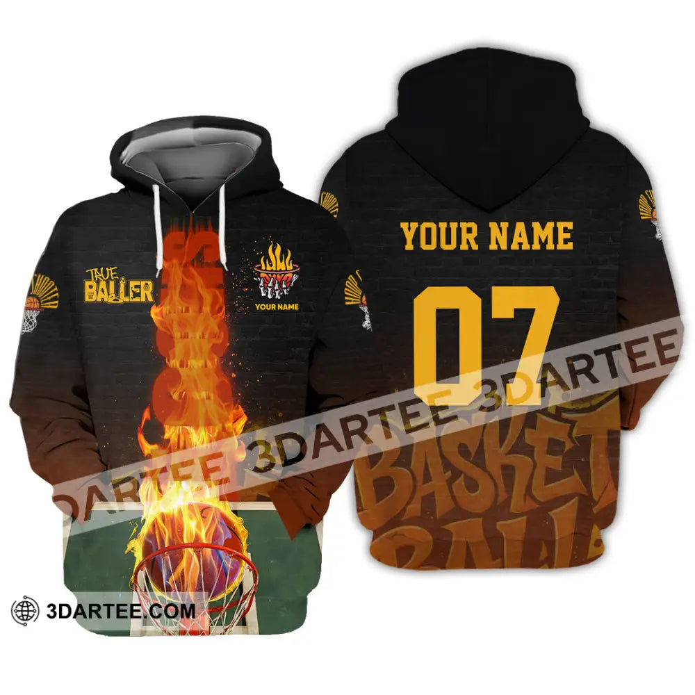 Unisex Shirt - Custom The Baller Basketball Shirt Hoodie / S T-shirt