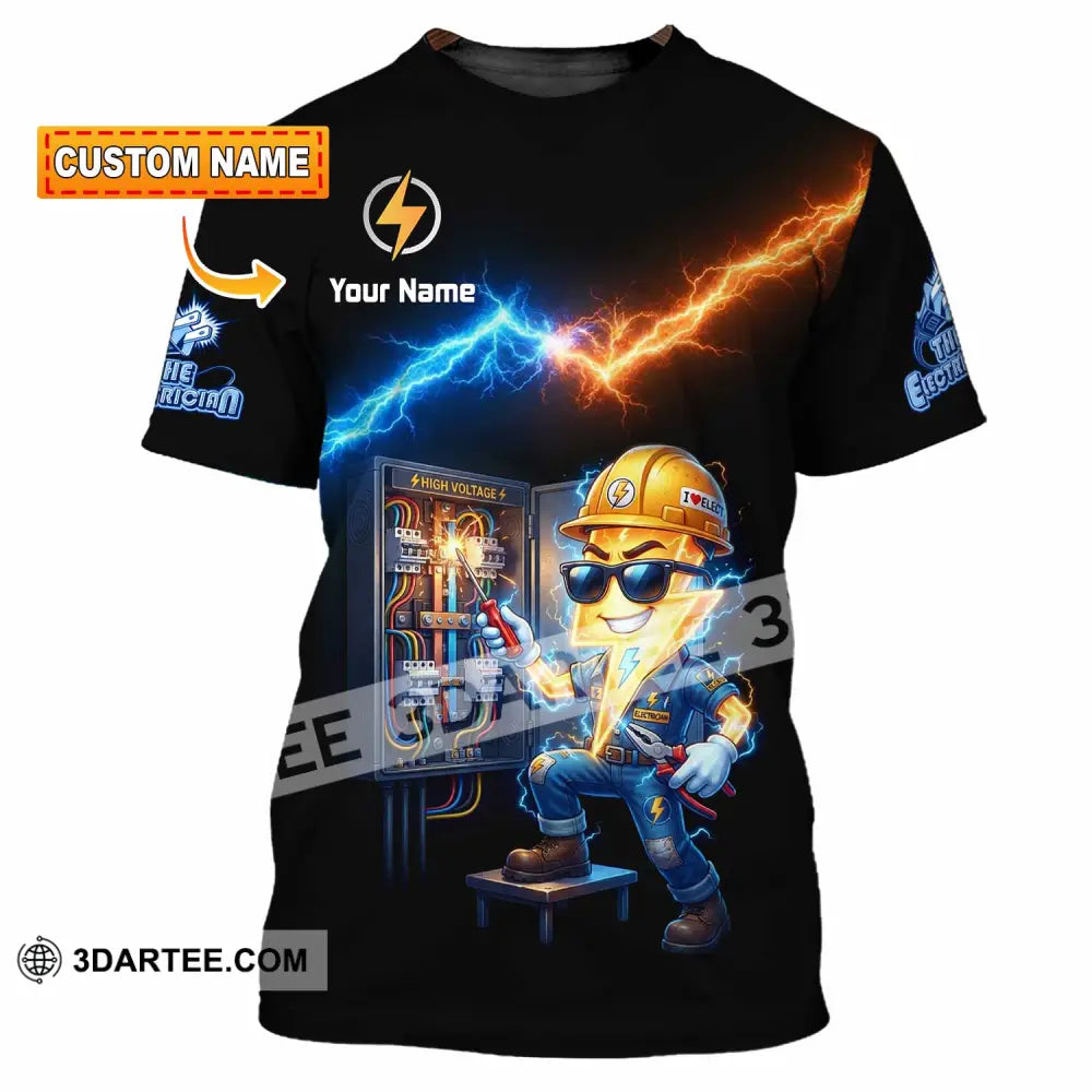 Unisex Shirt - Custom The Electrician Shirt - T-shirt