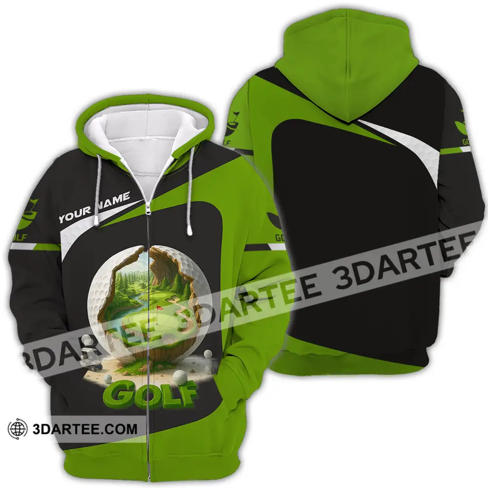 Unisex Shirt - Custom The Golf Shirt Zipper Hoodie / S T-shirt