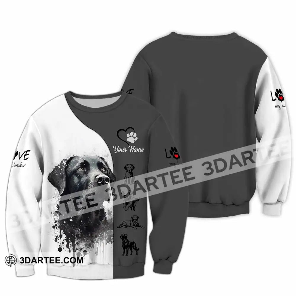 Unisex Shirt - Custom The Labrador 3D Shirt Long Sleeve / S T-shirt