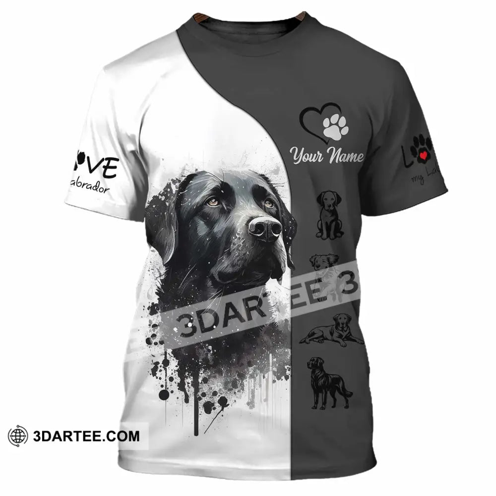 Unisex Shirt - Custom The Labrador 3D Shirt T-Shirt / S T-shirt
