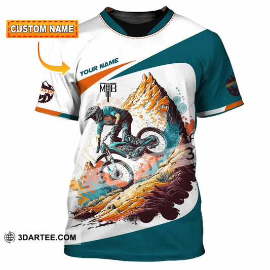 Unisex Shirt - Custom The Mountain Bike MTB Shirt T-shirt