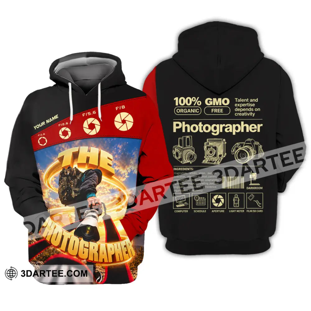 Unisex Shirt - Custom The Photographer Shirt - Hoodie / S - T-shirt