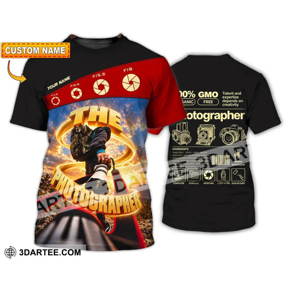 Unisex Shirt - Custom The Photographer Shirt - T-shirt