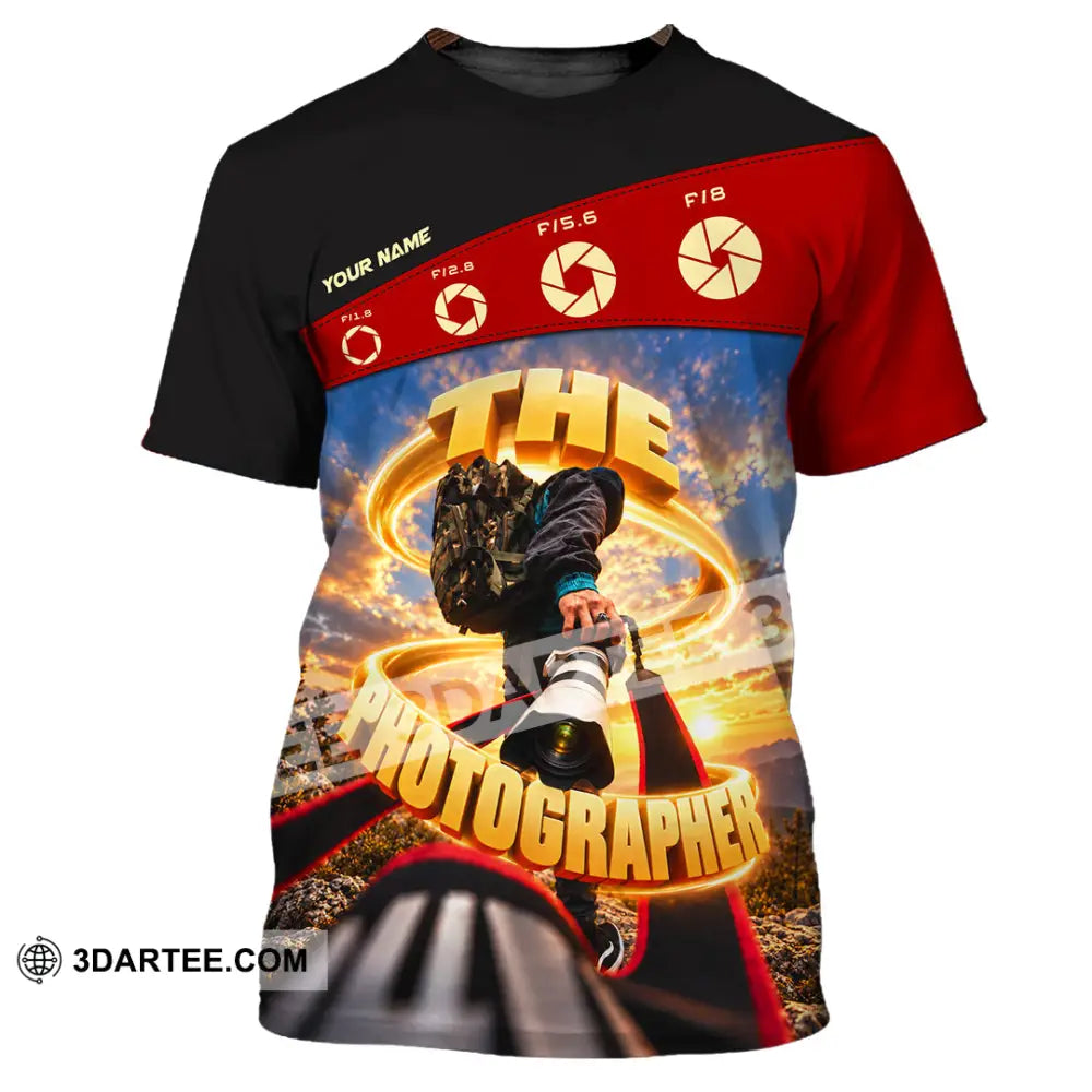 Unisex Shirt - Custom The Photographer Shirt - T-Shirt / S - T-shirt