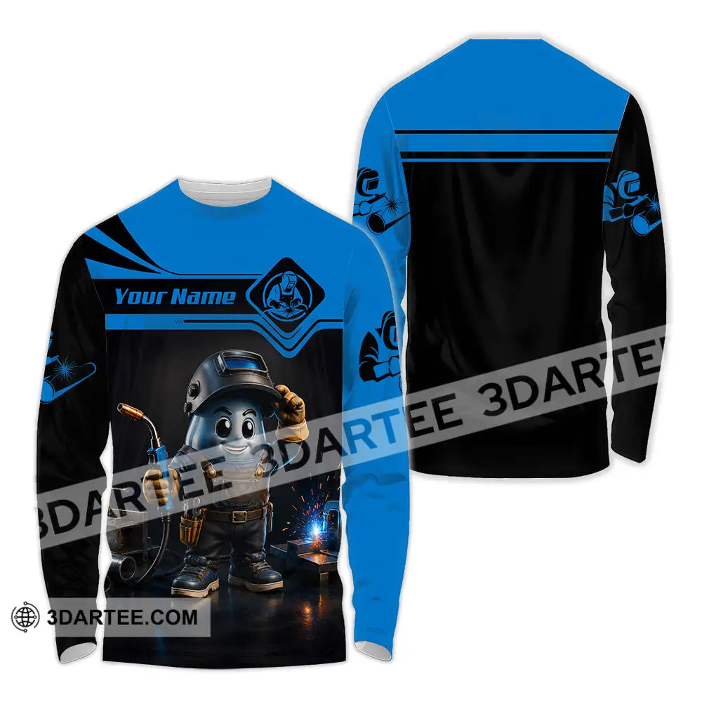 Unisex Shirt - Custom The Welder Shirt - Long Sleeve Shirt / S - T-shirt