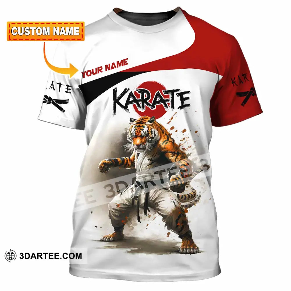 Unisex Shirt - Custom Tiger Karate Shirt T-shirt