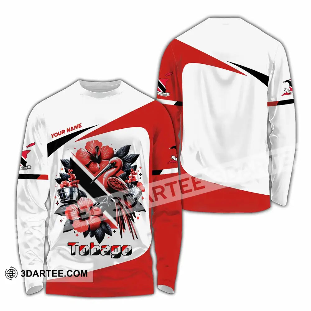 Unisex Shirt - Custom Tobago Shirt - Long Sleeve Shirt / S - T-shirt