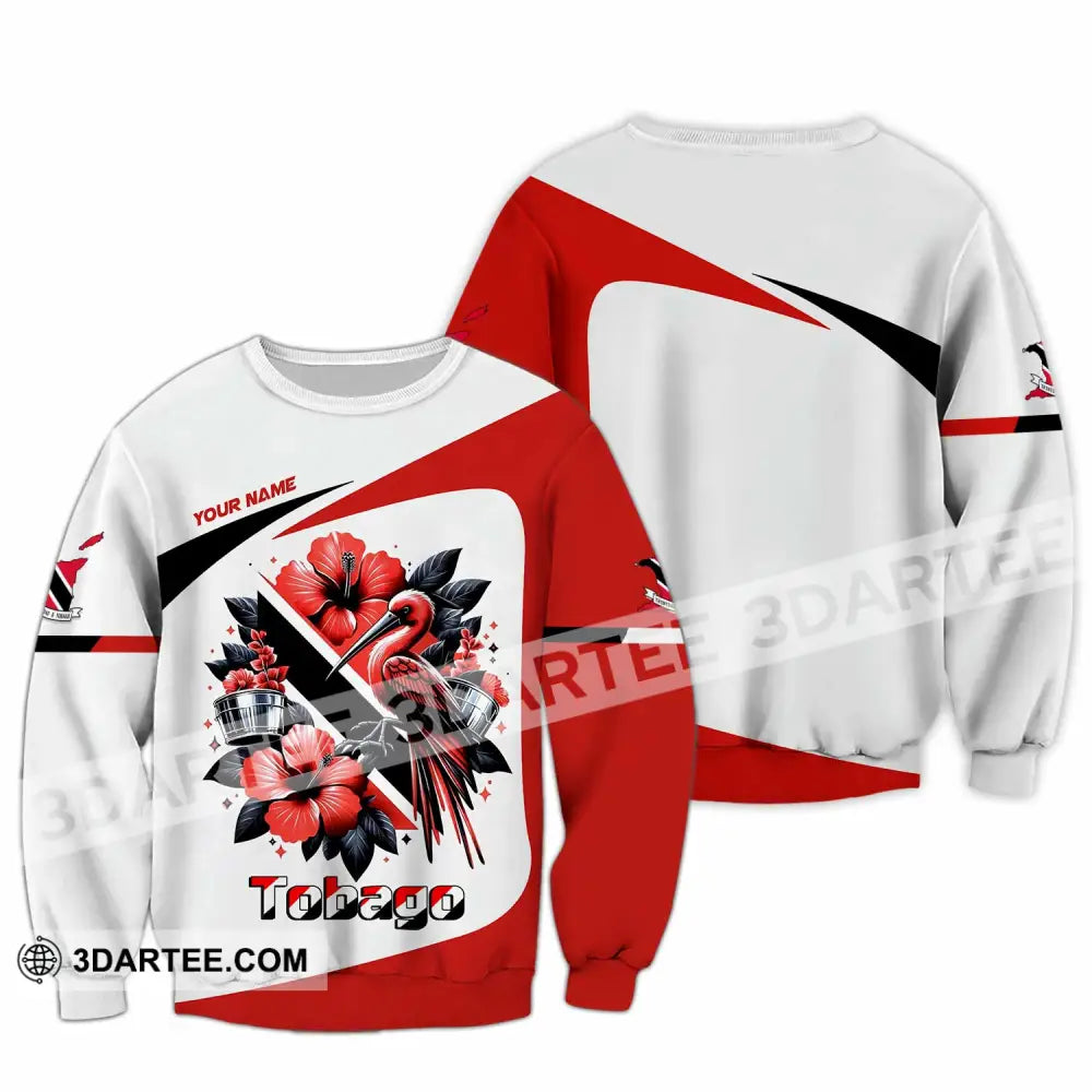 Unisex Shirt - Custom Tobago Shirt - Long Sleeve / S - T-shirt