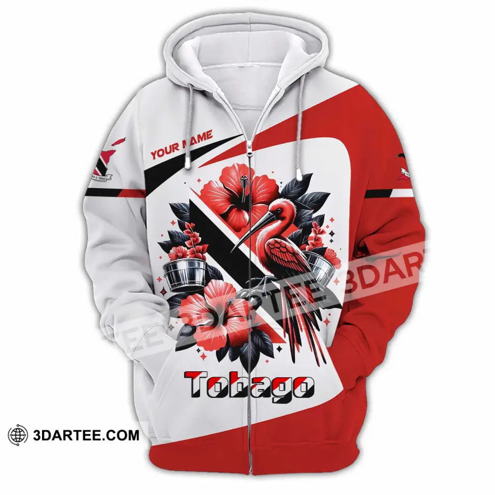 Unisex Shirt - Custom Tobago Shirt - Zipper Hoodie / S - T-shirt