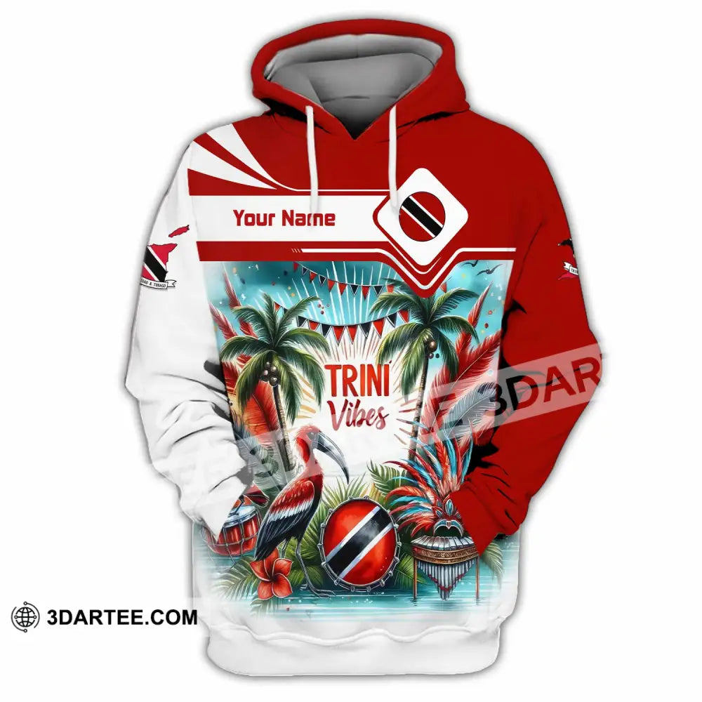 Unisex Shirt - Custom Trini Vibes Shirt - Hoodie / S - T-shirt