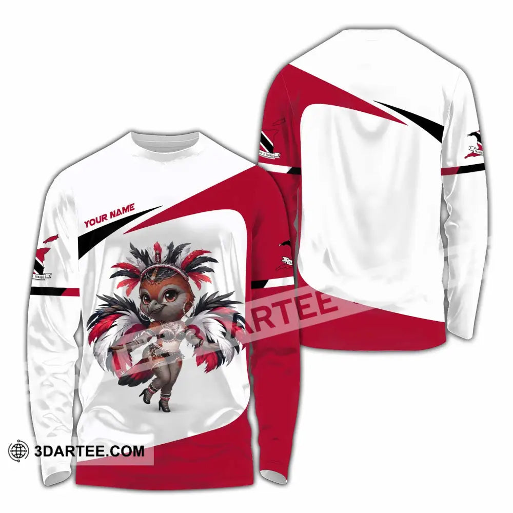 Unisex Shirt - Custom Trinidad And Tobago Shirt - Long Sleeve Shirt / S - T-shirt