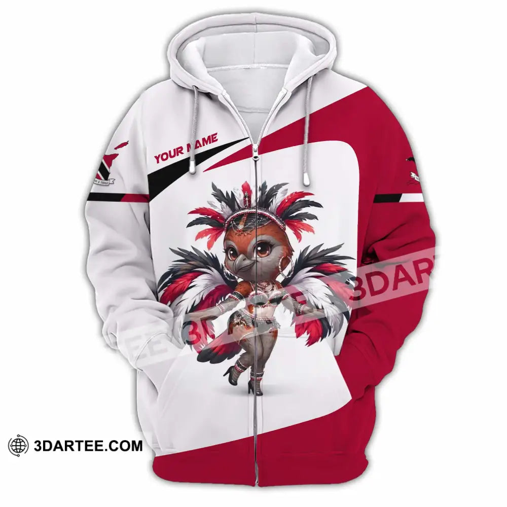 Unisex Shirt - Custom Trinidad And Tobago Shirt - Zipper Hoodie / S - T-shirt