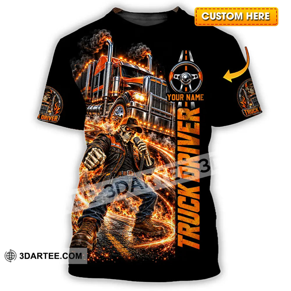 Unisex Shirt - Custom Truck Driver Shirt - T-shirt