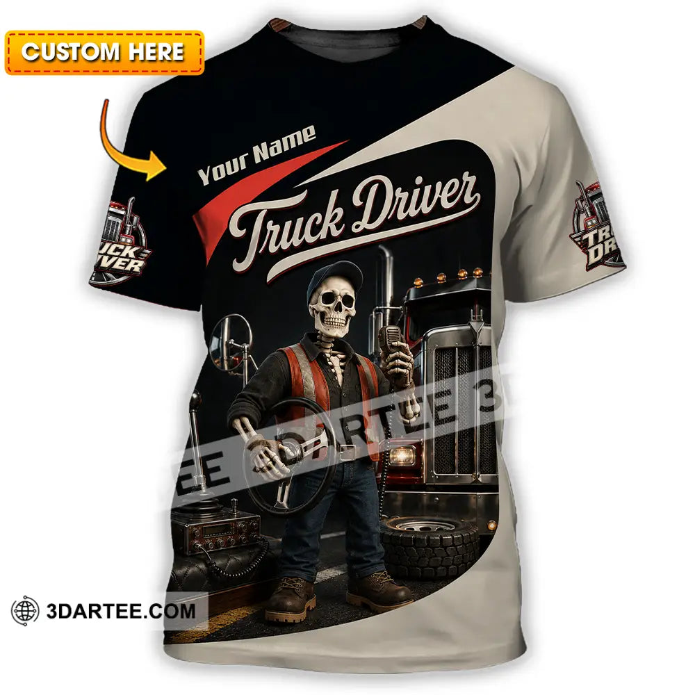Unisex Shirt - Custom Truck Driver Shirt - T-shirt