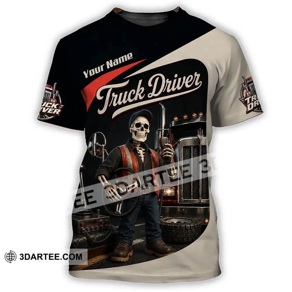 Unisex Shirt - Custom Truck Driver Shirt - T-Shirt / S - T-shirt