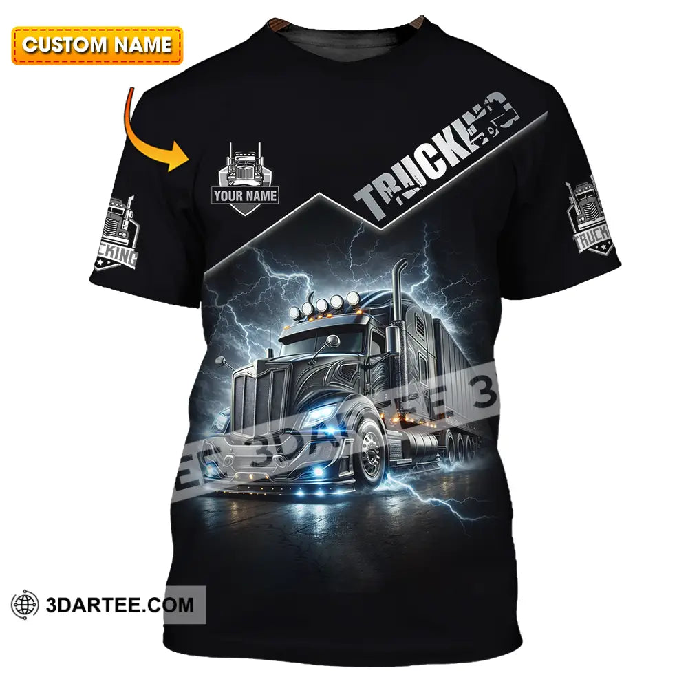 Unisex Shirt - Custom Trucker Keep On Trucking 3D Shirt T-shirt