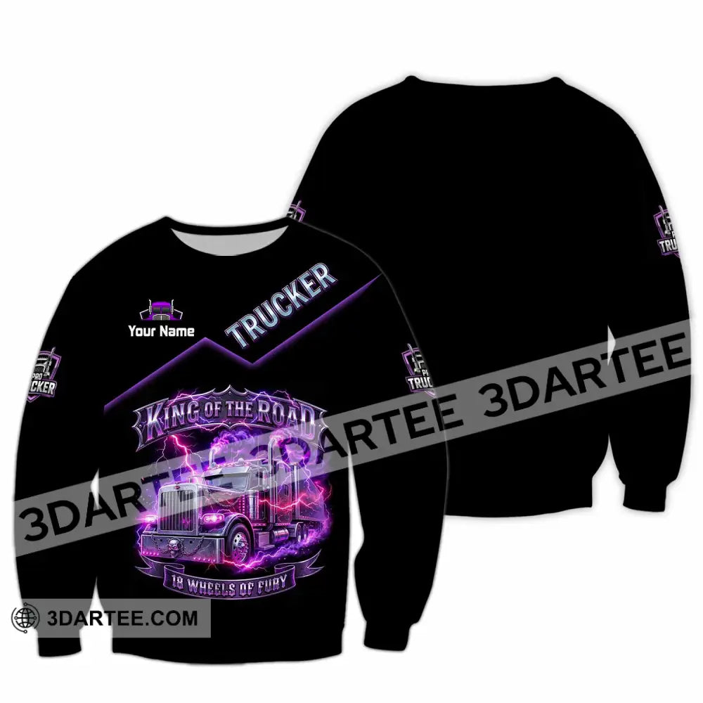 Unisex Shirt - Custom Trucker Shirt - Long Sleeve / S - T-shirt