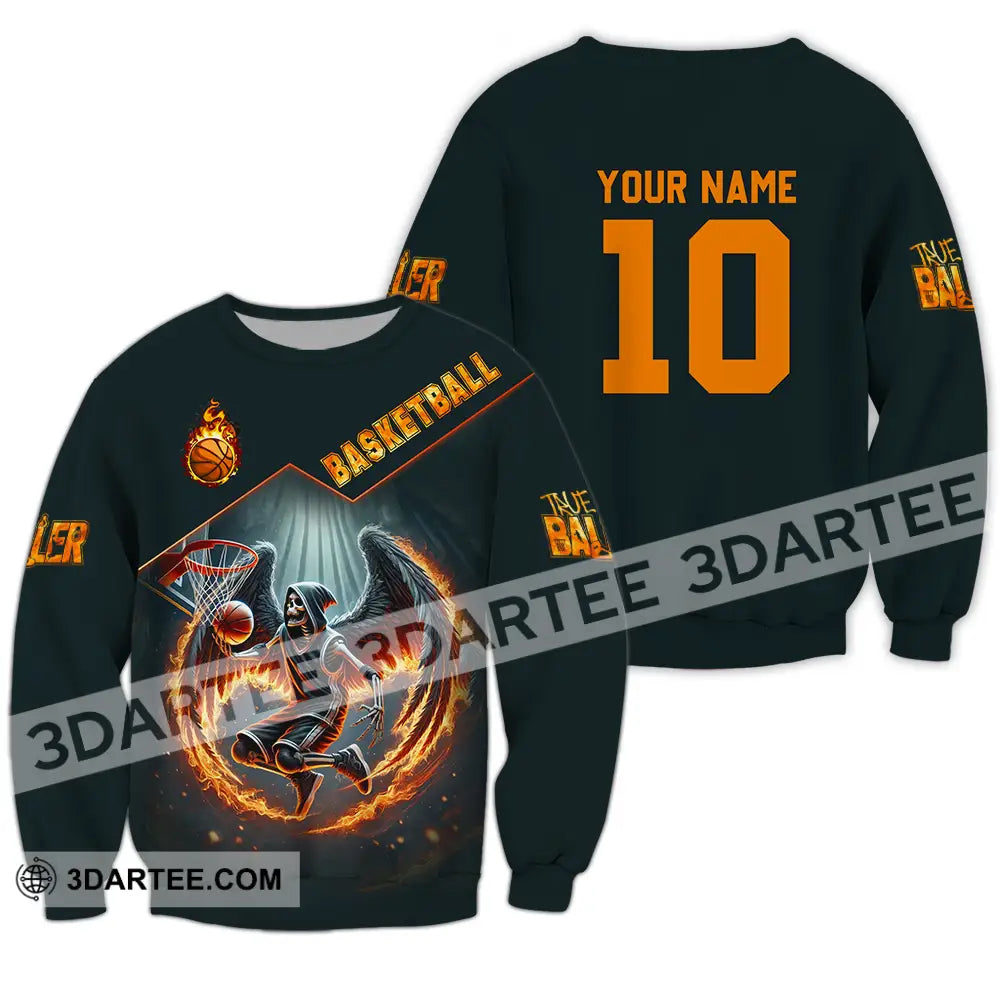 Unisex Shirt - Custom True Basketball Player Shirt Long Sleeve / S T-shirt