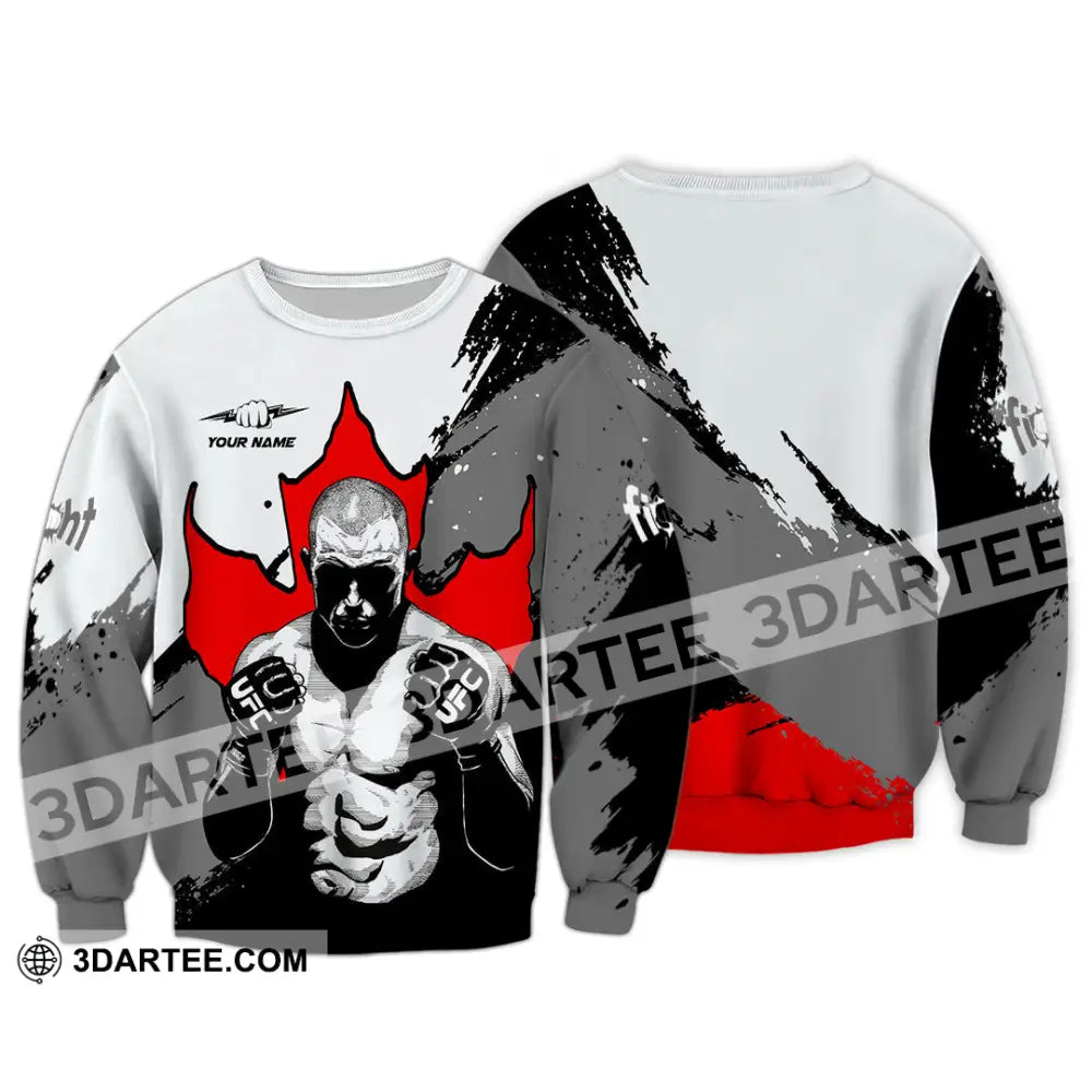 Unisex Shirt - Custom Try Your Hard Fight Man Sport Shirt Long Sleeve / S T-shirt