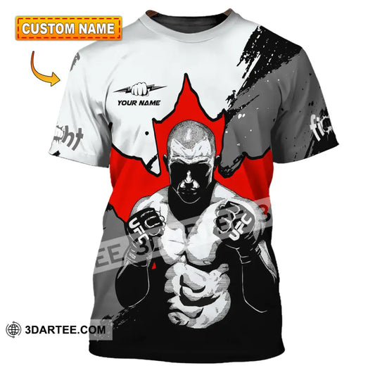 Unisex Shirt - Custom Try Your Hard Fight Man Sport Shirt T-shirt