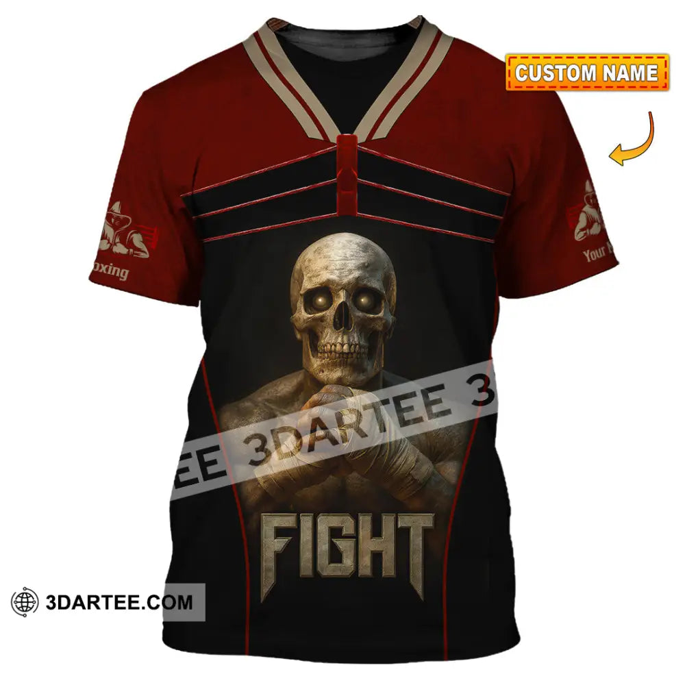 Unisex Shirt - Custom Try Your Hard Fight Man Sport Shirt T-shirt