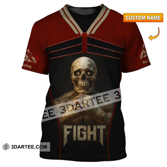 Unisex Shirt - Custom Try Your Hard Fight Man Sport Shirt T-shirt