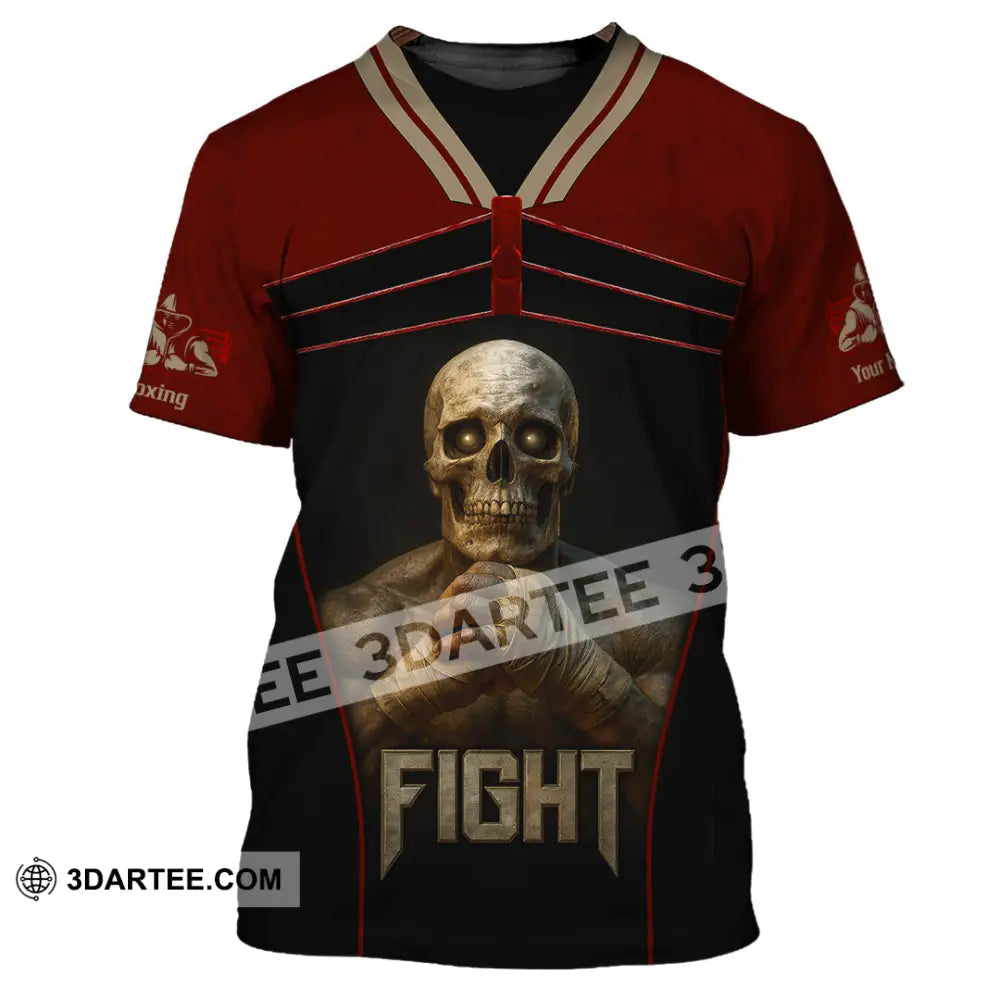 Unisex Shirt - Custom Try Your Hard Fight Man Sport Shirt T-Shirt / S T-shirt