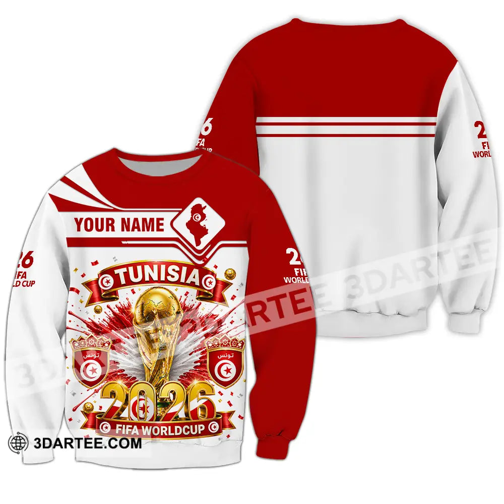 Unisex Shirt - Custom Tunisia World Cup 2026 Shirt - Long Sleeve / S - T-shirt
