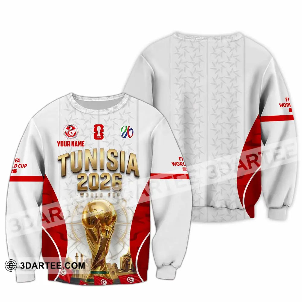 Unisex Shirt - Custom Tunisia World Cup 2026 Shirt - Long Sleeve / S - T-shirt