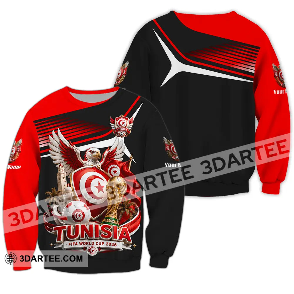 Unisex Shirt - Custom Tunisia World Cup 2026 Shirt - Long Sleeve / S - T-shirt