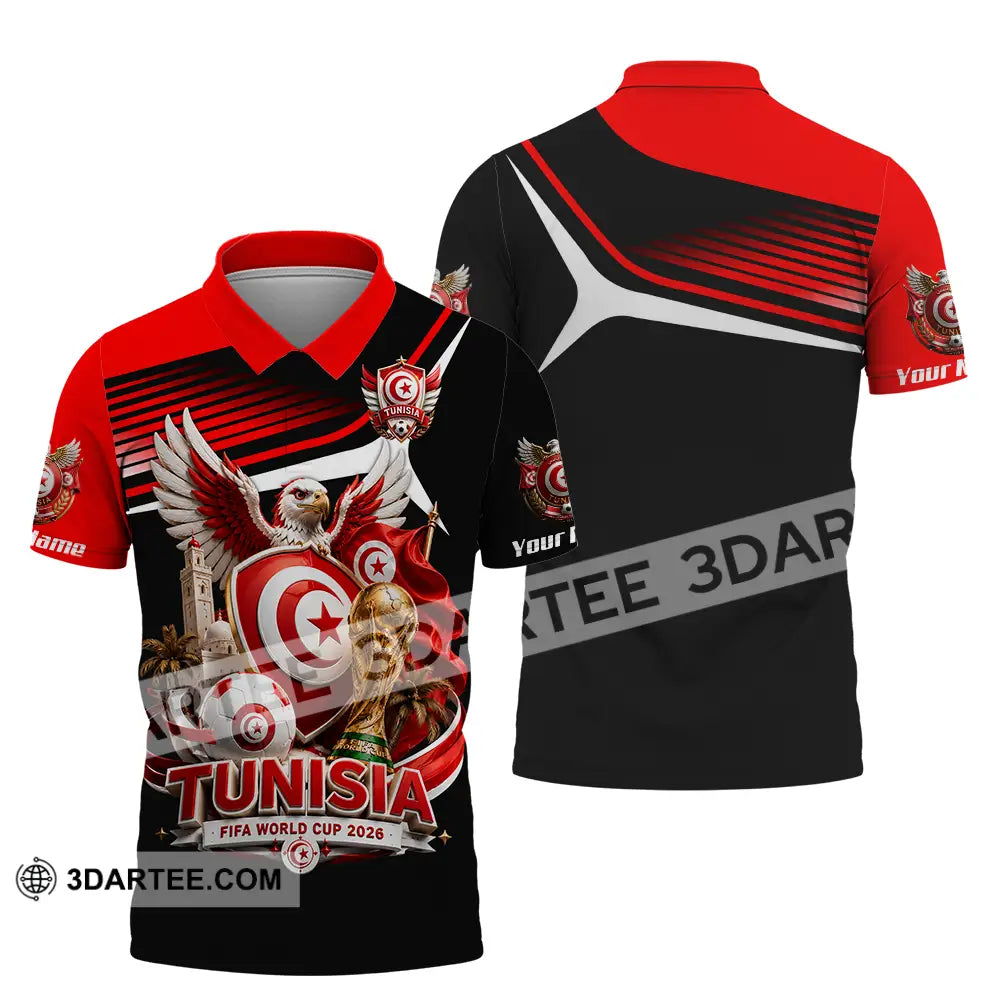 Unisex Shirt - Custom Tunisia World Cup 2026 Shirt - Polo Shirt / S - T-shirt