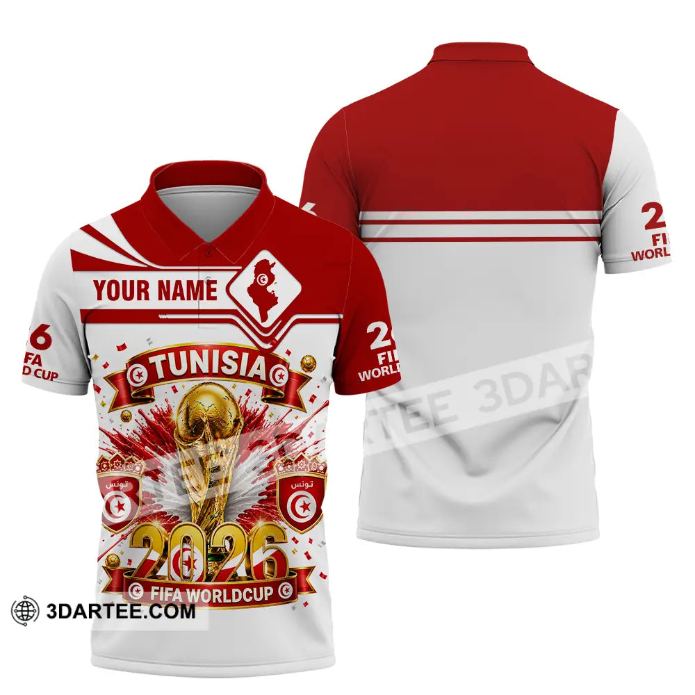 Unisex Shirt - Custom Tunisia World Cup 2026 Shirt - Polo Shirt / S - T-shirt