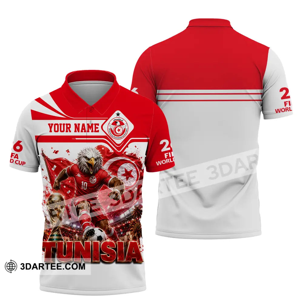 Unisex Shirt - Custom Tunisia World Cup 2026 Shirt - Polo Shirt / S - T-shirt