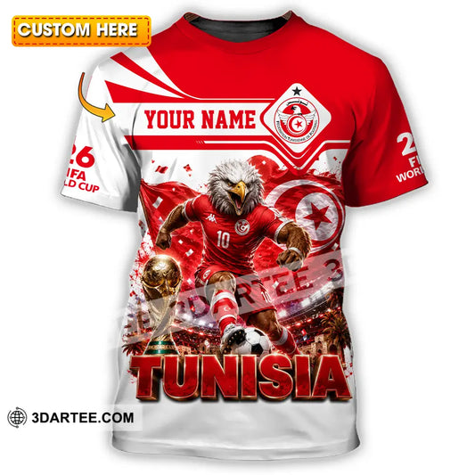Unisex Shirt - Custom Tunisia World Cup 2026 Shirt - T-shirt