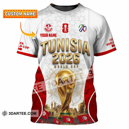 Unisex Shirt - Custom Tunisia World Cup 2026 Shirt - T-shirt