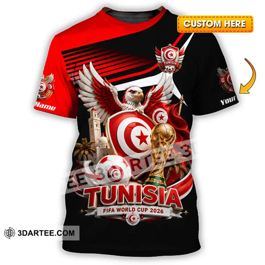 Unisex Shirt - Custom Tunisia World Cup 2026 Shirt - T-shirt