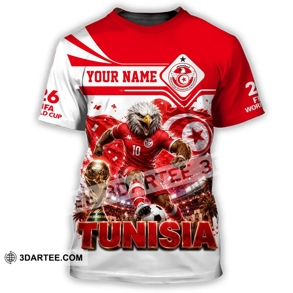 Unisex Shirt - Custom Tunisia World Cup 2026 Shirt - T-Shirt / S - T-shirt