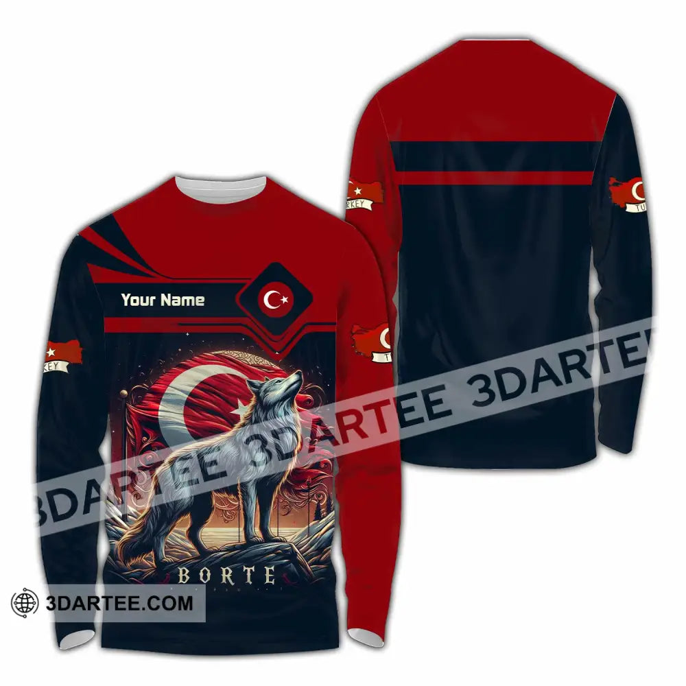 Unisex Shirt - Custom Turkey Borte Shirt - Long Sleeve Shirt / S - T-shirt