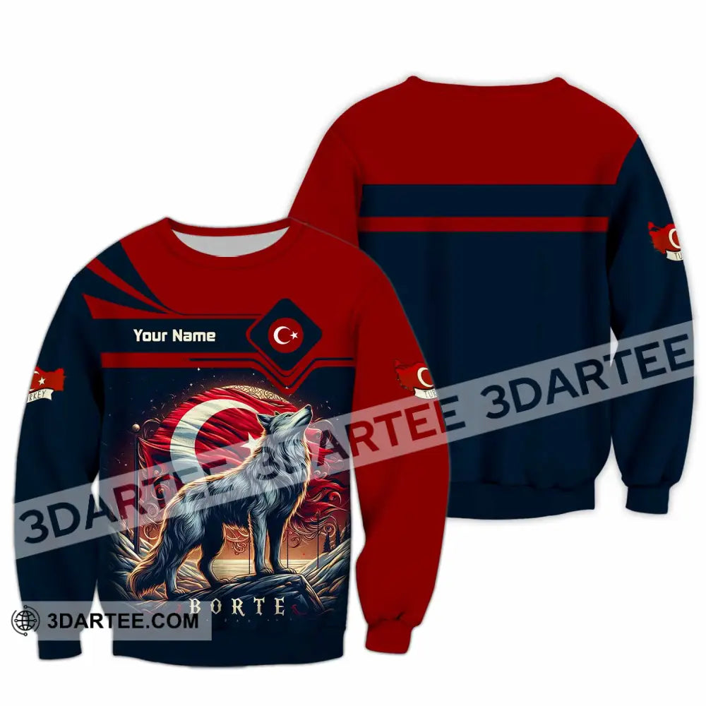 Unisex Shirt - Custom Turkey Borte Shirt - Long Sleeve / S - T-shirt