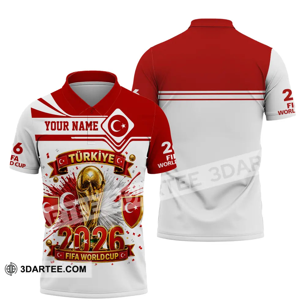 Unisex Shirt - Custom Turkey World Cup 2026 Shirt - Polo Shirt / S - T-shirt