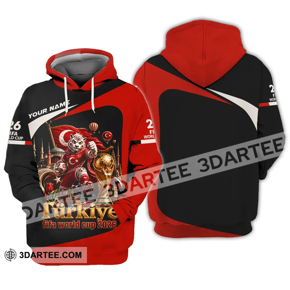 Unisex Shirt - Custom Turkiye World Cup 2026 Shirt - Hoodie / S - T-shirt
